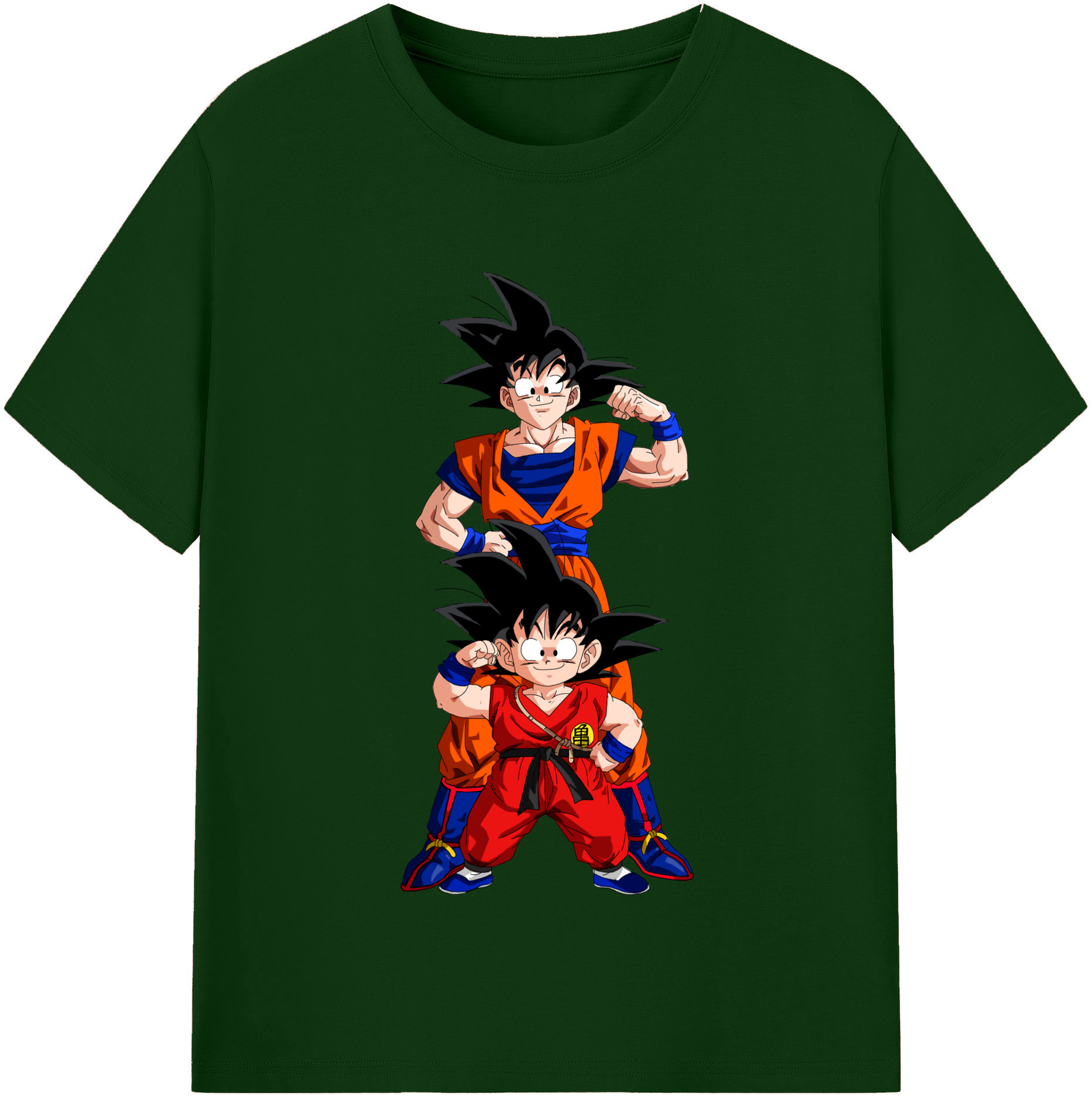 （画像用） ドラゴンボール 孫悟空（そん ごくう）Son Goku カカロット DRAGON BALL Kakarotto 綿100％半袖Tシャツ（フロントプリント）